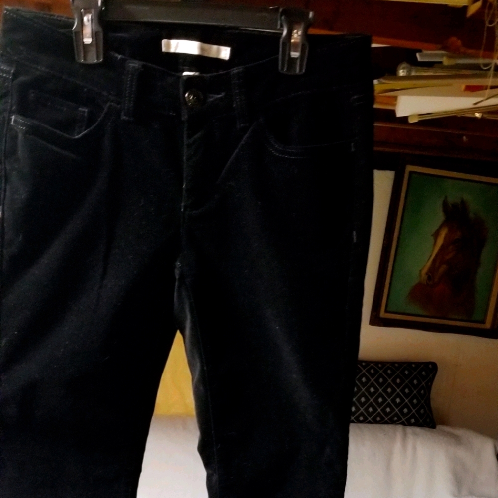 Lauren Conrad Black Velure Pants sz. 4
